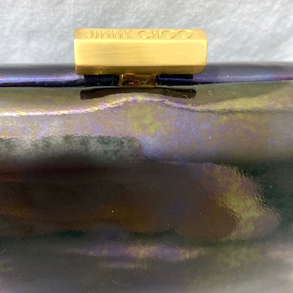 JIMMY CHOO Patent Leather Tube Clutch - Picture 7 of 17